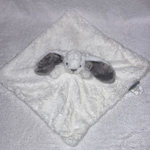 Blankets & Beyond ivory plush bunny rabbit security lovey unisex